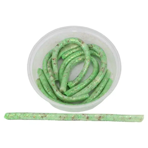 Populair Antiche Pasture Hydro Worms Trout Suspended - Pink Shock