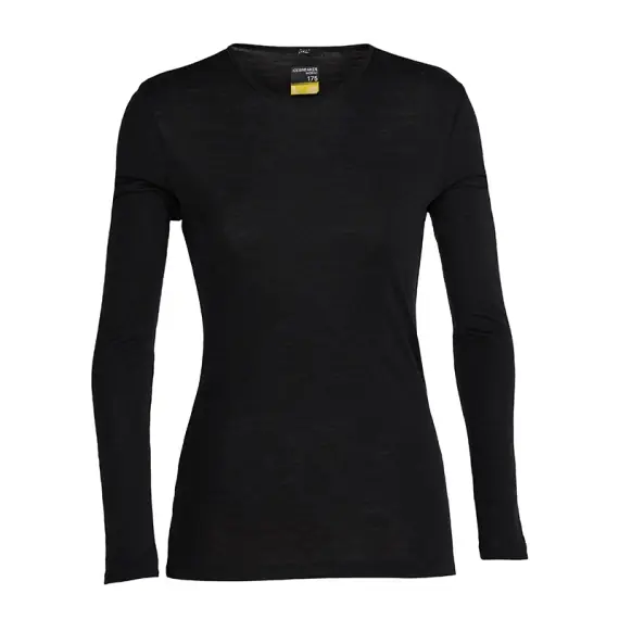 Betaalbaar Icebreaker Womens 175 Everyday LS Crewe Black - L