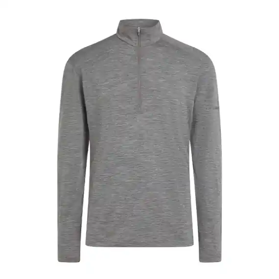 Icebreaker Mens 200 Oasis LS Half Zip Gritstone - L Lage Prijs