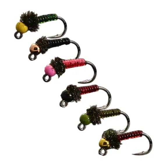 Norolan Jänkäpukki Ice Fly - Complete Color Set (6-pack) Superprijs