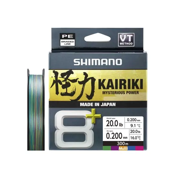 Shimano Kairiki 8+ 300m Multi - 0.42mm Korting