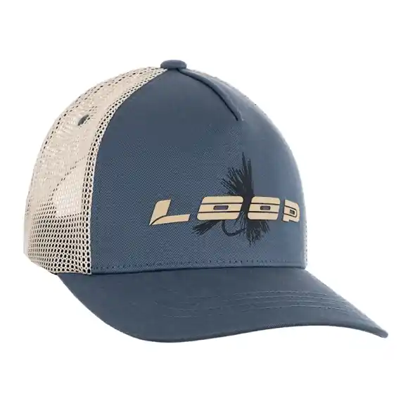 Loop Fly Trucker Cap - Blue Gray Hete Deal