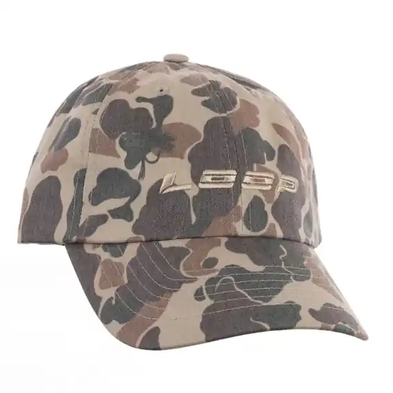 Populair Loop Logo Dad Cap - Camofly Khaki