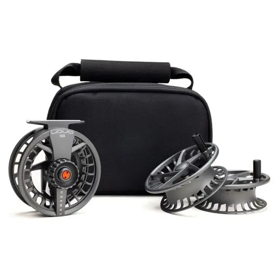 Lamson Liquid S Fly Reel 3-Pack Smoke - #2/4 Favoriet