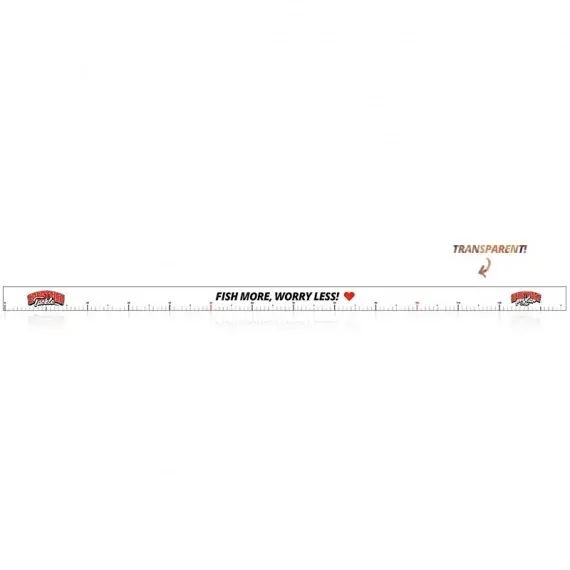 Sportfishtackle Measuring Sticker Transparent - 136x5cm Alleen Vandaag
