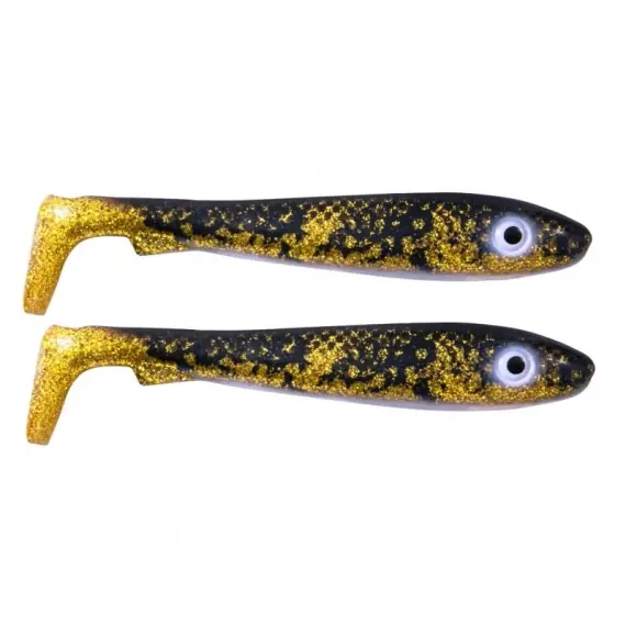 SvartZonker McRubber Jr 17cm Flash Series (2-pack) - Golden Bream Exclusieve Aanbieding