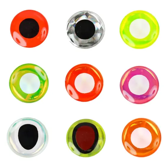 Weekendaanbieding Epoxy Eyes 11mm - Fluo Red