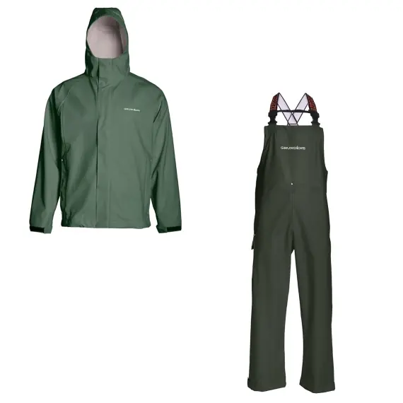 Populair Grundéns Neptune Jacket & Bibs Green