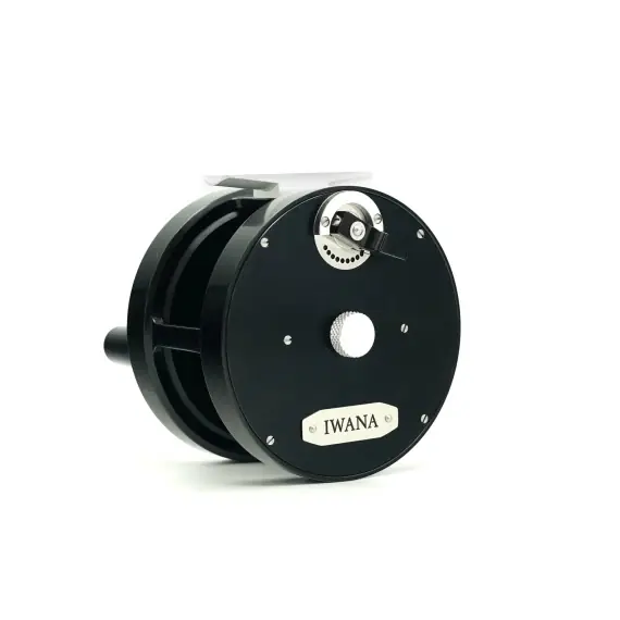 Iwana Retro 1:2 Multiplier Salmon Reel Black - 3,5'' Aanbieding