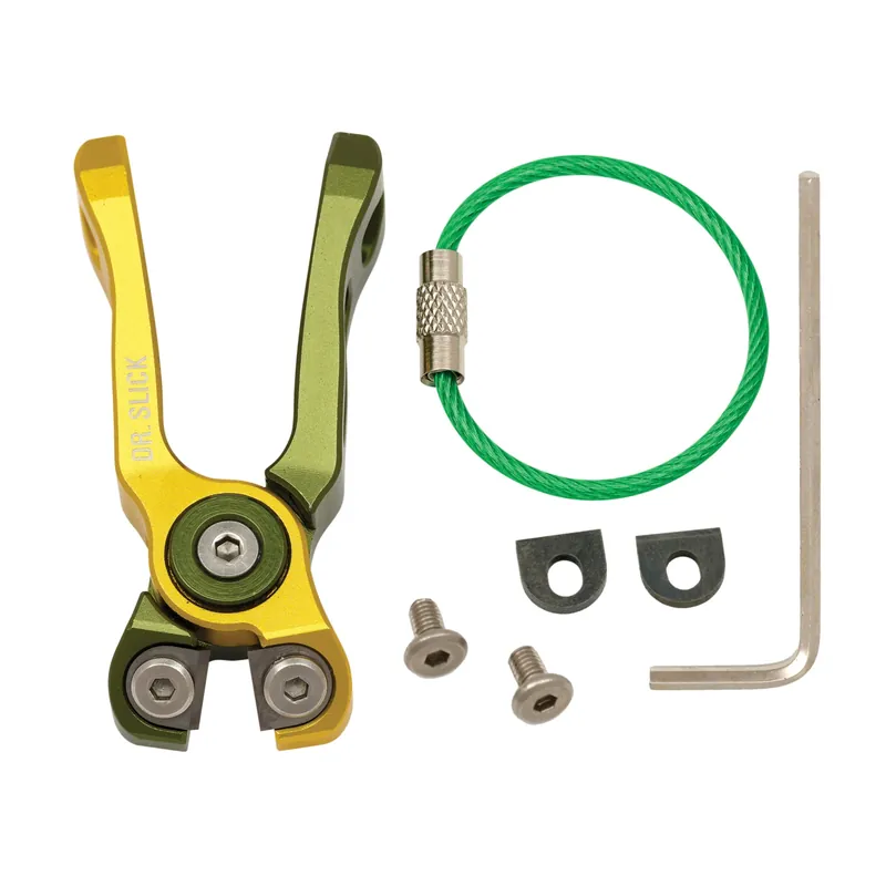Nieuw Dr. Slick Cyclone Nipper NATCO Gold and Green Aluminum Frame