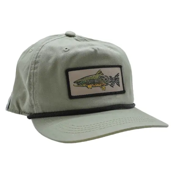 RepYourWater Hat 5 Panel Unstructured - Brown Snacks Direct Verzonden