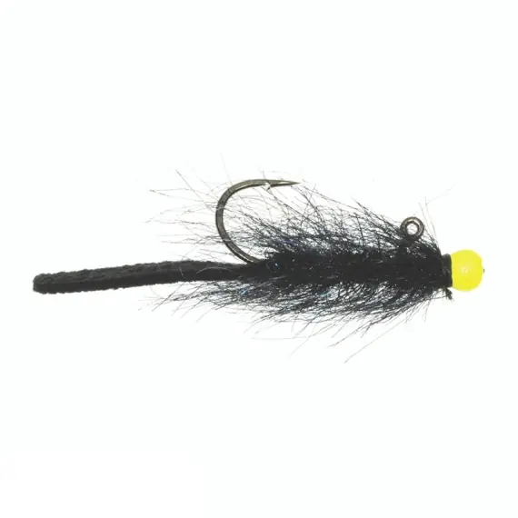 Umpqua Balanced Leather Leech #10 - Black/Chartreuse Goedkoop