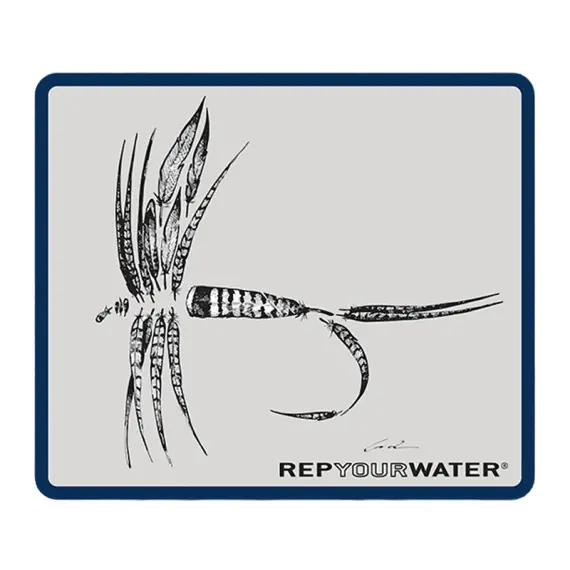 RepYourWater Sticker - Feather Dry Fly Op = Op