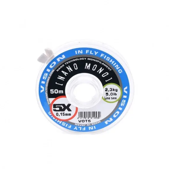 Vision Nano Mono 50m tippet 0X Uitverkoop