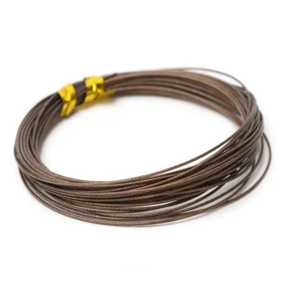 Betrouwbaar Partridge Bauer Pike Leader Wire 40lb - Brown
