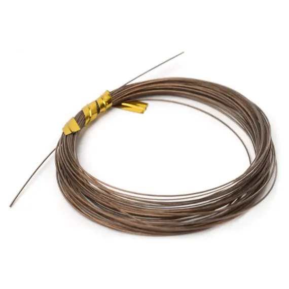 Betaalbaar Partridge Bauer Pike Leader Wire 60lb - Brown