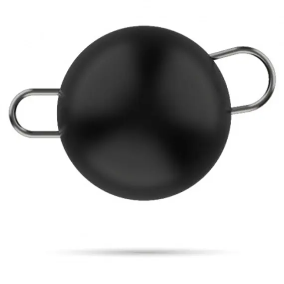 Koopje Jaeger Tungsten Cheburashka Sinker Black (2-pak) - 8g