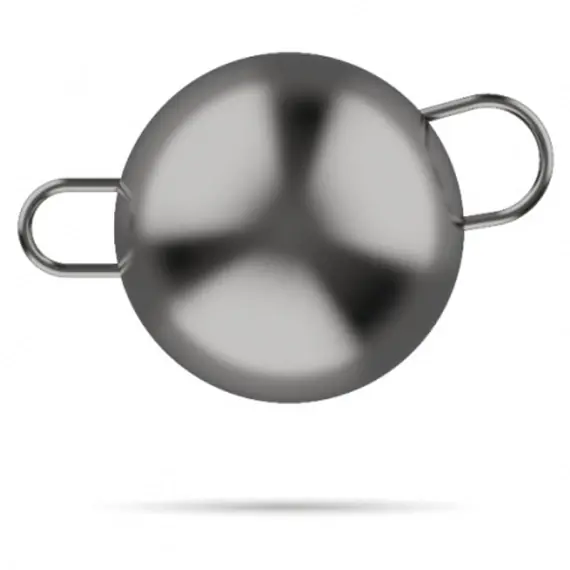 Jaeger Tungsten Cheburashka Sinker Natural (2-pak) - 10g Direct Beschikbaar