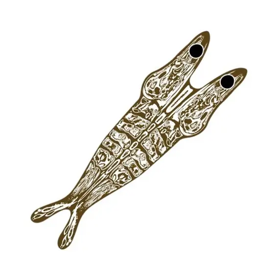 Betrouwbaar Pro Shrimp Shell Skeletor Brown On Clear Base - L