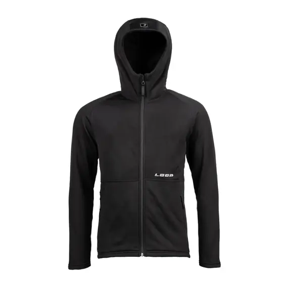 Populair Loop Rosto 2.0 Full Zip Hoodie Soft Black - S