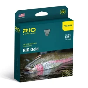 RIO Premier Gold Fly Line Float Moss/Gold# 3 Finale Uitverkoop