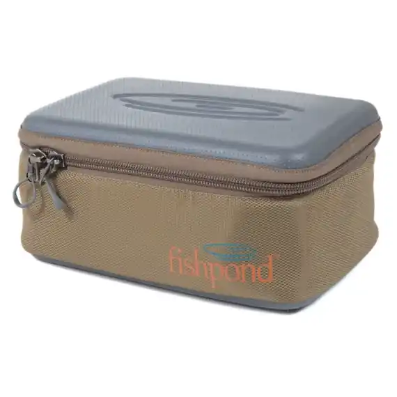 Lage Kosten Fishpond Ripple Reel Case Large - Sand/Saddle Brown