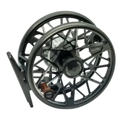 Bauer RVR Charcoal/Silver/Anodize Fly Reel - # 2/3 Lage Kosten