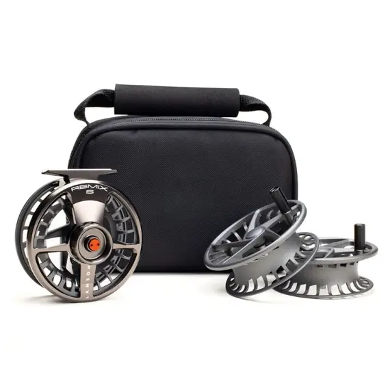 Koopje Lamson Remix S-Series Fly Reel 3-Pack Smoke - #2/4