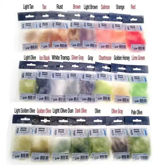 Betrouwbaar Baitfish Dubbing - Olive