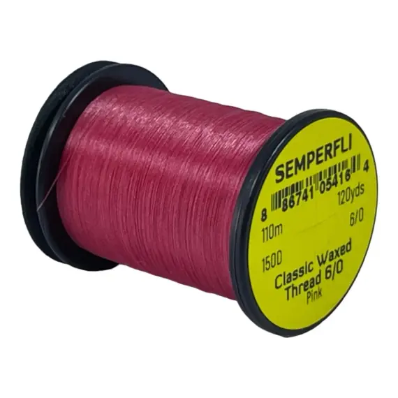 Semperfli Classic Waxed Thread 110m 8/0 - Pink Merkproduct