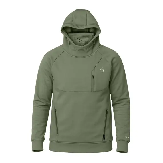 6th Sense FishShield Pro Hoodie Concrete - Medium Rechtstreeks Van De Fabrikant