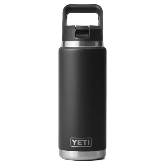Nieuw Yeti Rambler 26 Oz Straw Bottle - Black