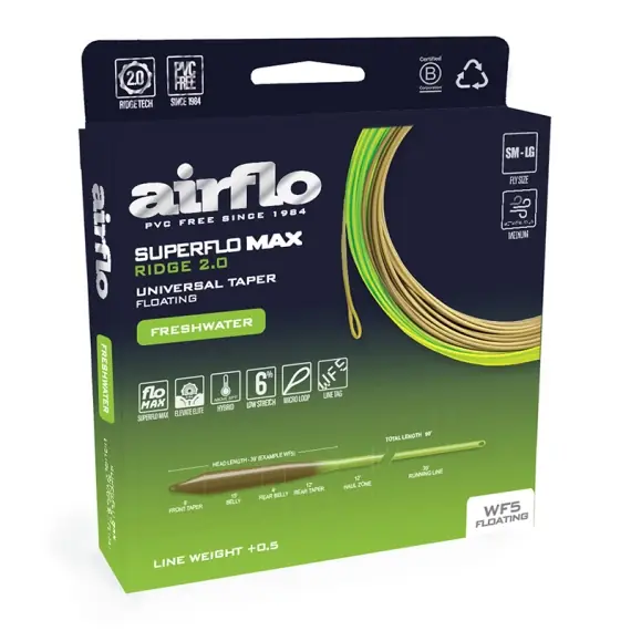 Airflo Superflo Max Ridge 2.0 Universal Taper - #9 Betrouwbaar