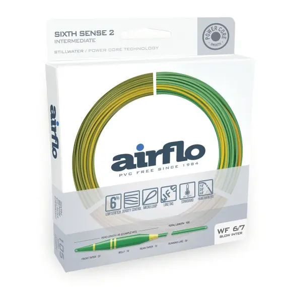 Airflo Sixth Sense Mid Intermediate Fly Line - #7/8 Direct Beschikbaar