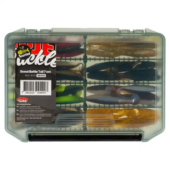 Scout Battle Tail 8,5cm - Mix Box 32pcs Merkproduct
