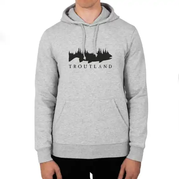 Favoriet Troutland Hoodie Heather Grey - S