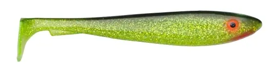 Svartzonker McRubber Shad 23cm (2-pack) - C19 Black´n Chatreuse Populair