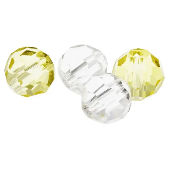 Premium Westin Glass Beads 4mm (20pcs) - Transparant