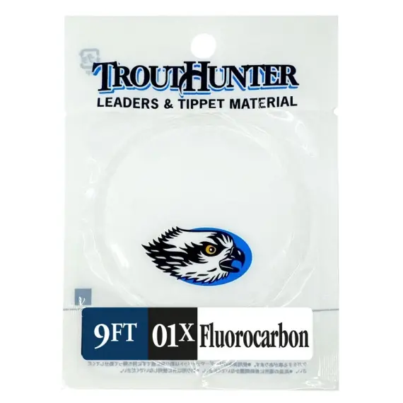 Trout Hunter Fluorcarbon Tapered Leader 9ft - 5X - 0,15mm Gratis Retour