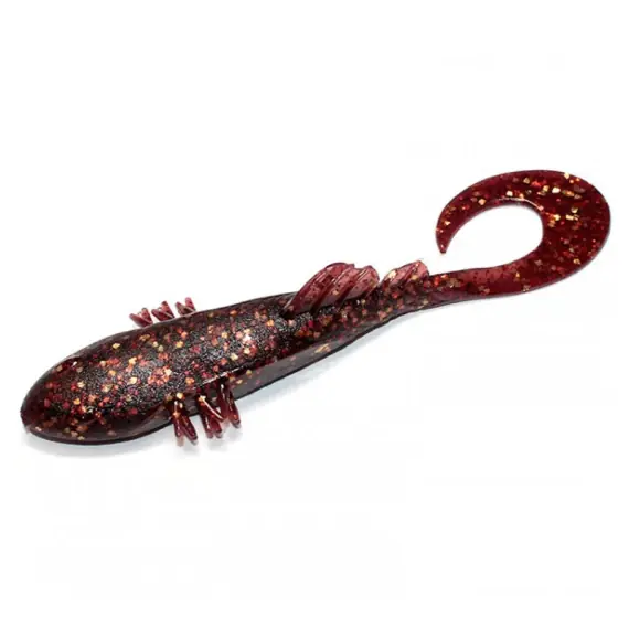Baitbreath BeTanCo Curly 7,6cm - Black/Gold Rechtstreeks Van De Fabrikant
