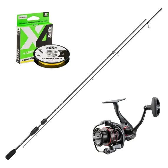 Lage Prijs Mikado Bixlite Light Spin Okuma Ceymar Combo