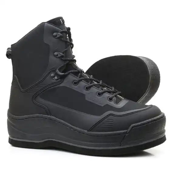 Vision Musta Wading Shoe Felt Sole -10/43 Direct Beschikbaar