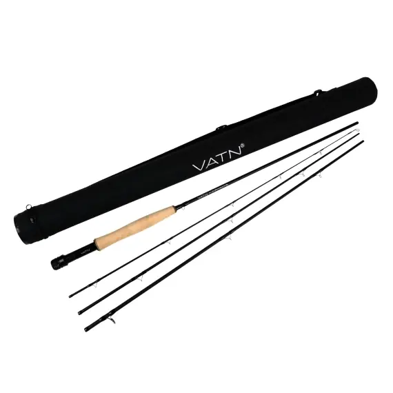 VATN M1 Fly Rod 9' #5, 11-13g, 4pcs Dagaanbieding