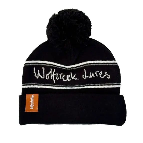 Bestseller Wolfcreek Classic Logo Pom Pom Beanie - Black/White