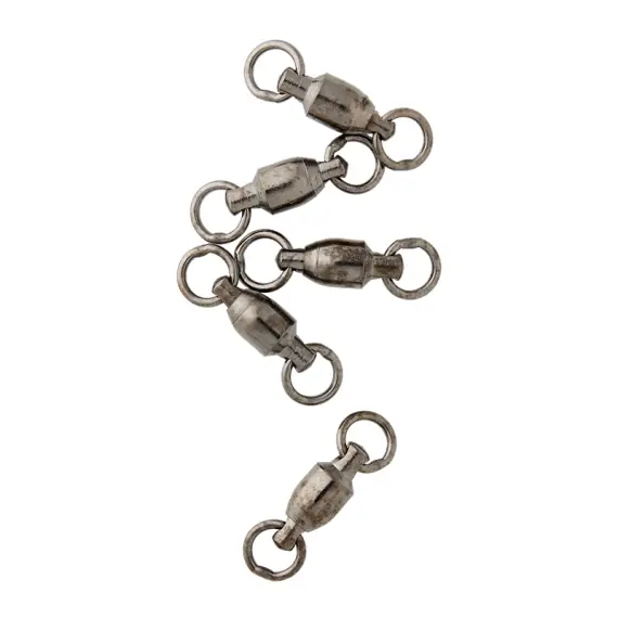 Wolfcreek Lures Ball Bearing Swivel - Black Nickel Size #4 10-pack Gratis Retour