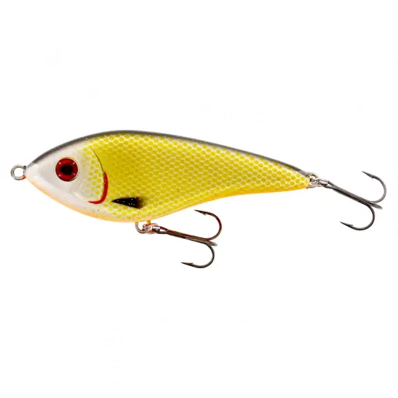 Goedkoop Westin Swim Glidebait 12cm, 58g Sinking - 3D Amber Perch