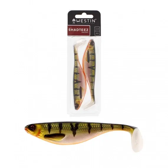 Gratis Retour Westin Shadteez 7cm, 4g (4-pack) - Dark Water Mix 18
