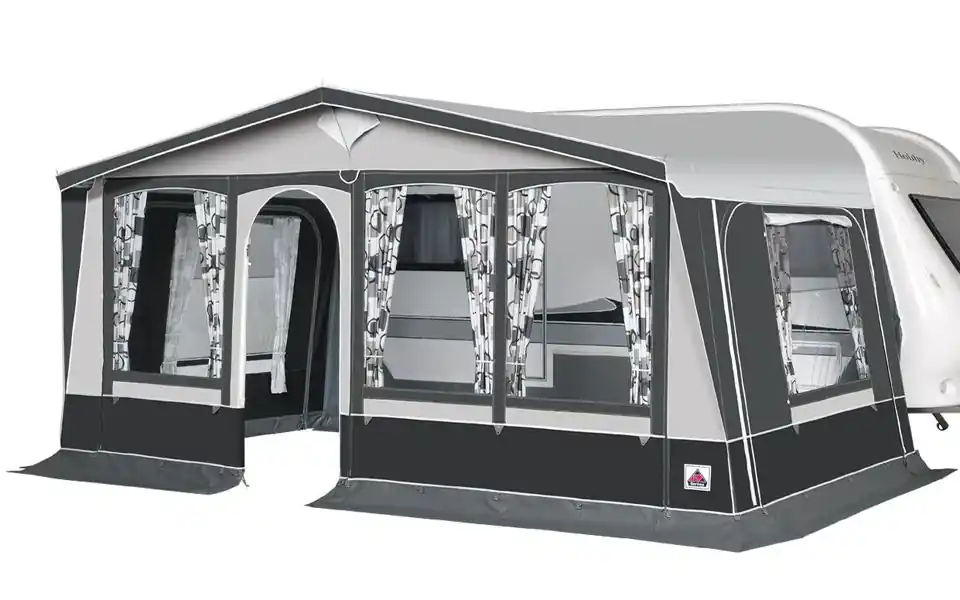 Voortent Doréma Ibiza 240 incl. Staal frame Laatste Versie