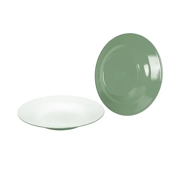 Bo-Camp Diep bord Two Tone (4 stuks) Beste Prijs
