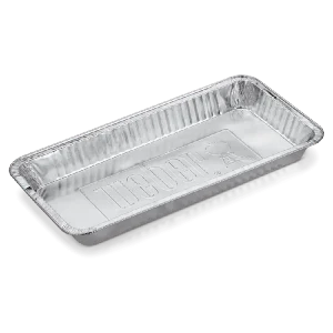 Gecertificeerd Weber Aluminium Lekbakjes - Lang (5 stuks)